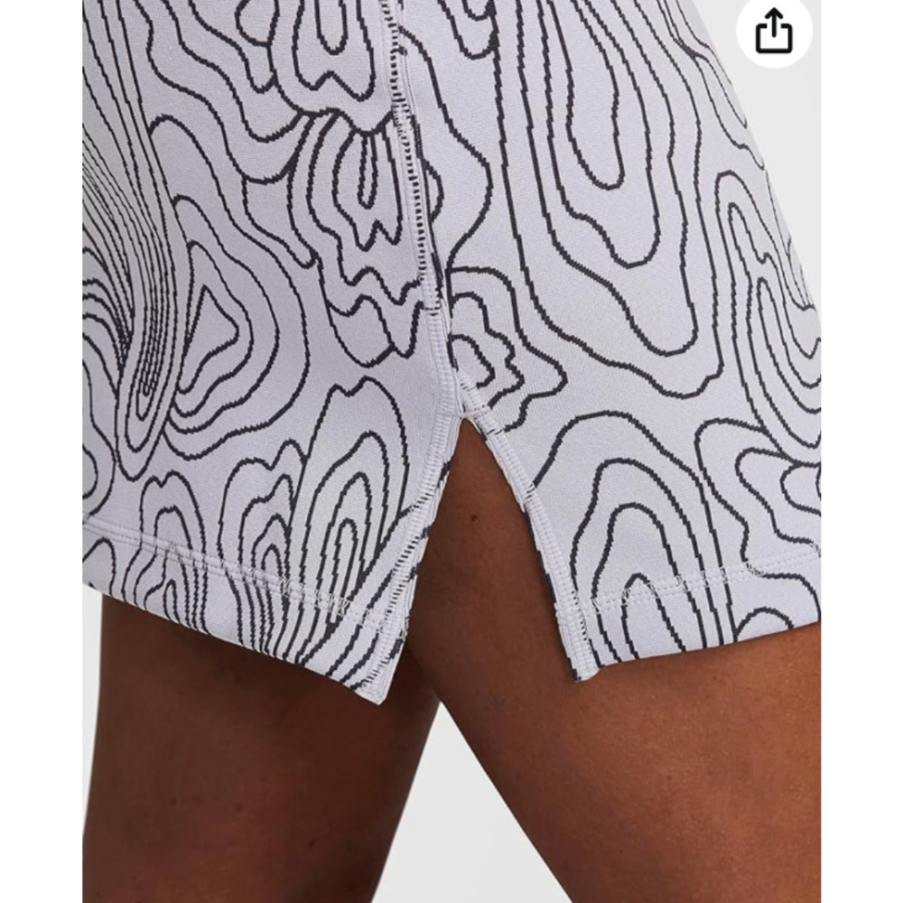 Nike + Serena Williams Dress L Summit Mini Jacquard 1/4 Zip Tennis Zip Collar - Picture 3 of 8